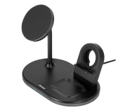 Ładowarka i akumulator HAMA ŁADOWARKA INDUKCYJNA 3w1 "MagCharge Multi" 15 W, CZARNA